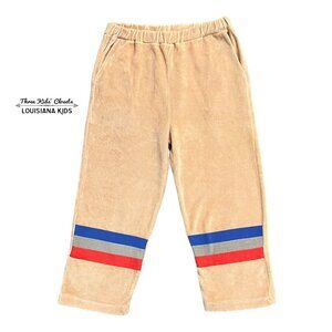 Bandy Button 10-11Y Cropped Velour Sweatpants Pants
